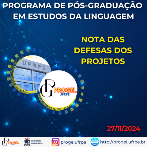 NOTA DAS DEFESAS DOS PROJETOS