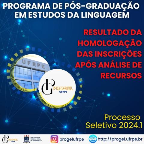 HOMOLOGAÇÃO DAS INSCRIÇÕES APÓS ANÁLISE DE RECURSOS