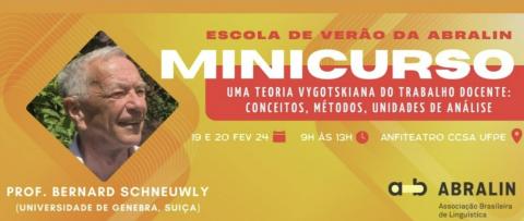 CURSO DE VERÃO DA ABRALIN